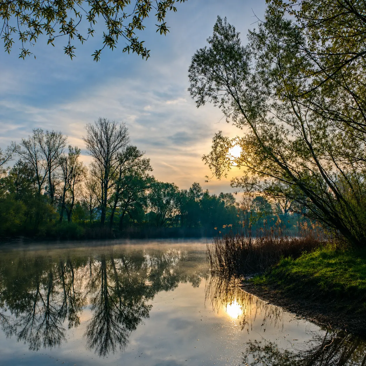 zachod_slonca_nad_urokliwym_jeziorkiem