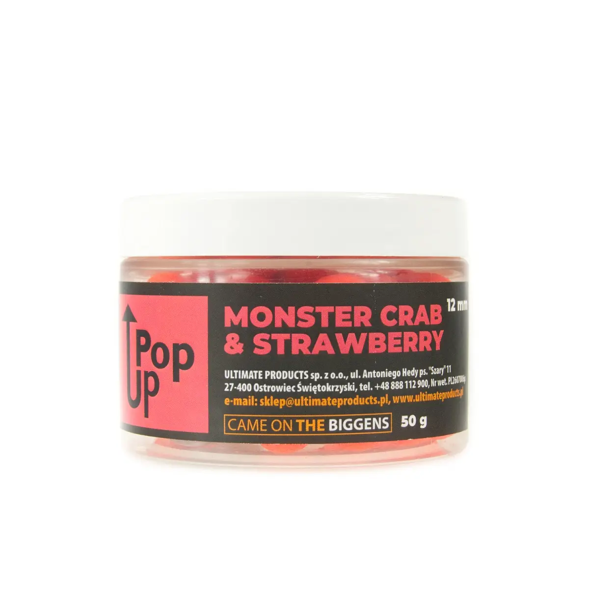 UltimateProducts Pop-Ups - Monster Crab Strawberryrozmiar 12 mm - EAN: 5903855430426