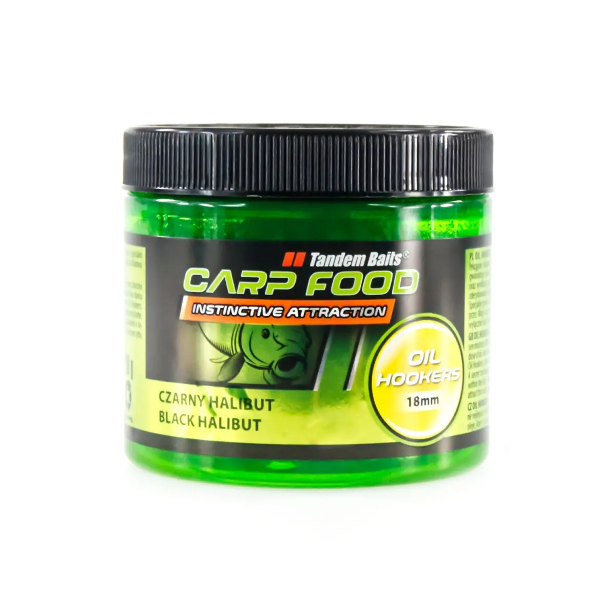 TandemBaits Carp Food Oil Hookers  - Czarny Halibutrozmiar 18 mm / 120g - MPN: 17542 - EAN: 5907666676493