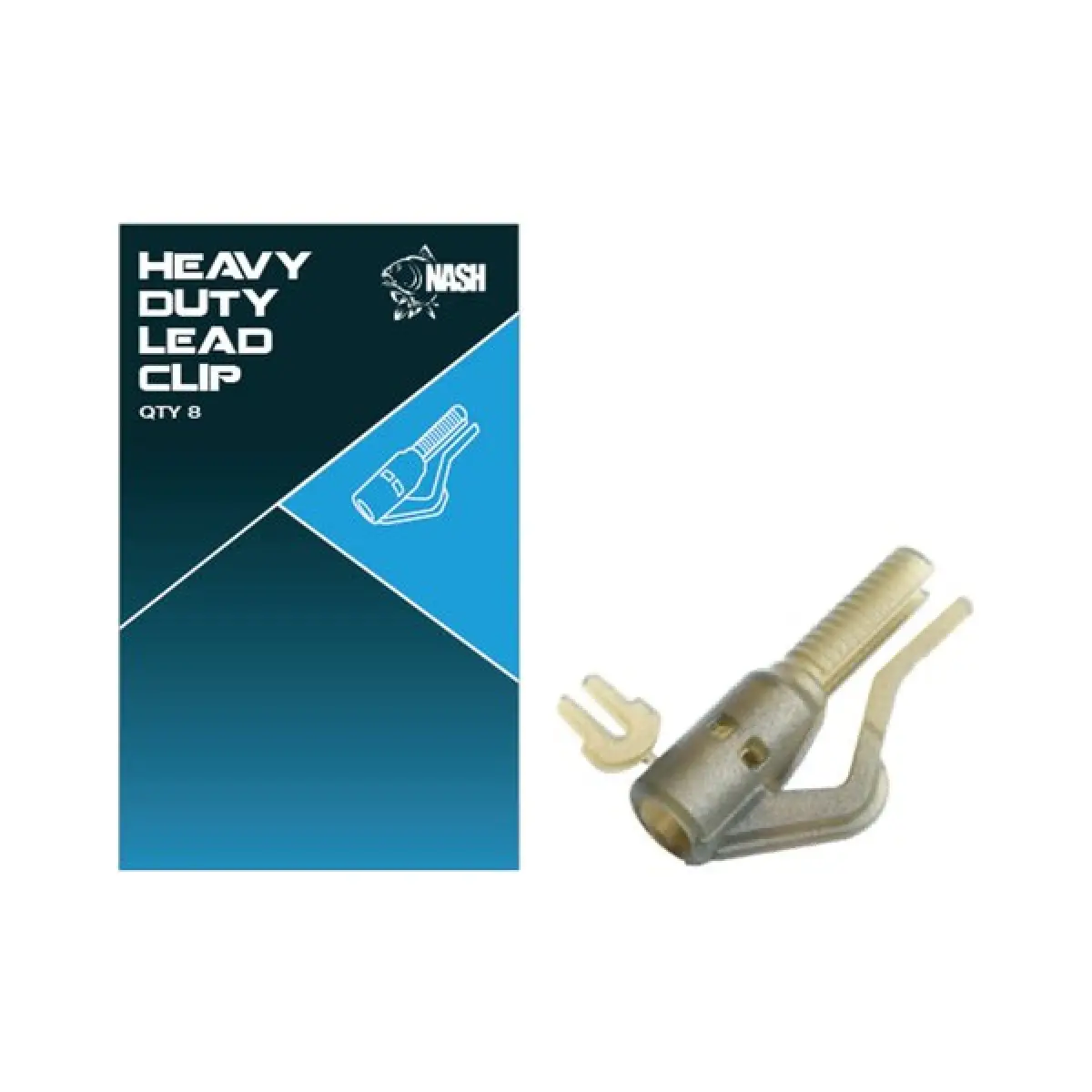Nash Heavy Duty Lead Clip 8 sztukopakowanie 8 sztuk - MPN: T8416 - EAN: 5055108984160