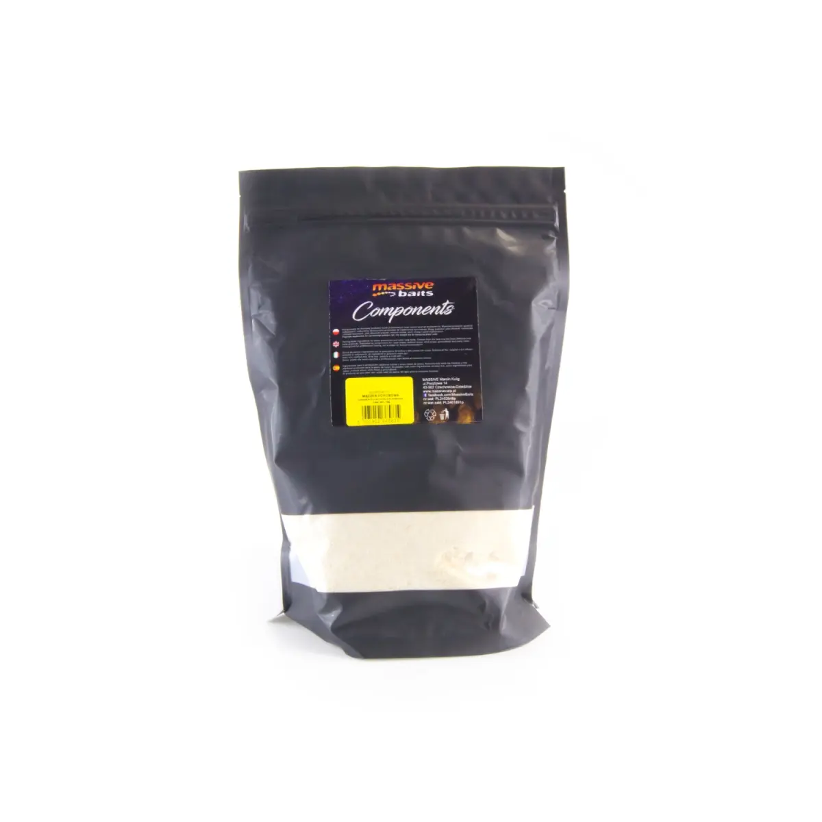 MassiveBaits Components  - Mączka kokosowaopakowanie 1kg - MPN: KP053 - EAN: 5901912665835