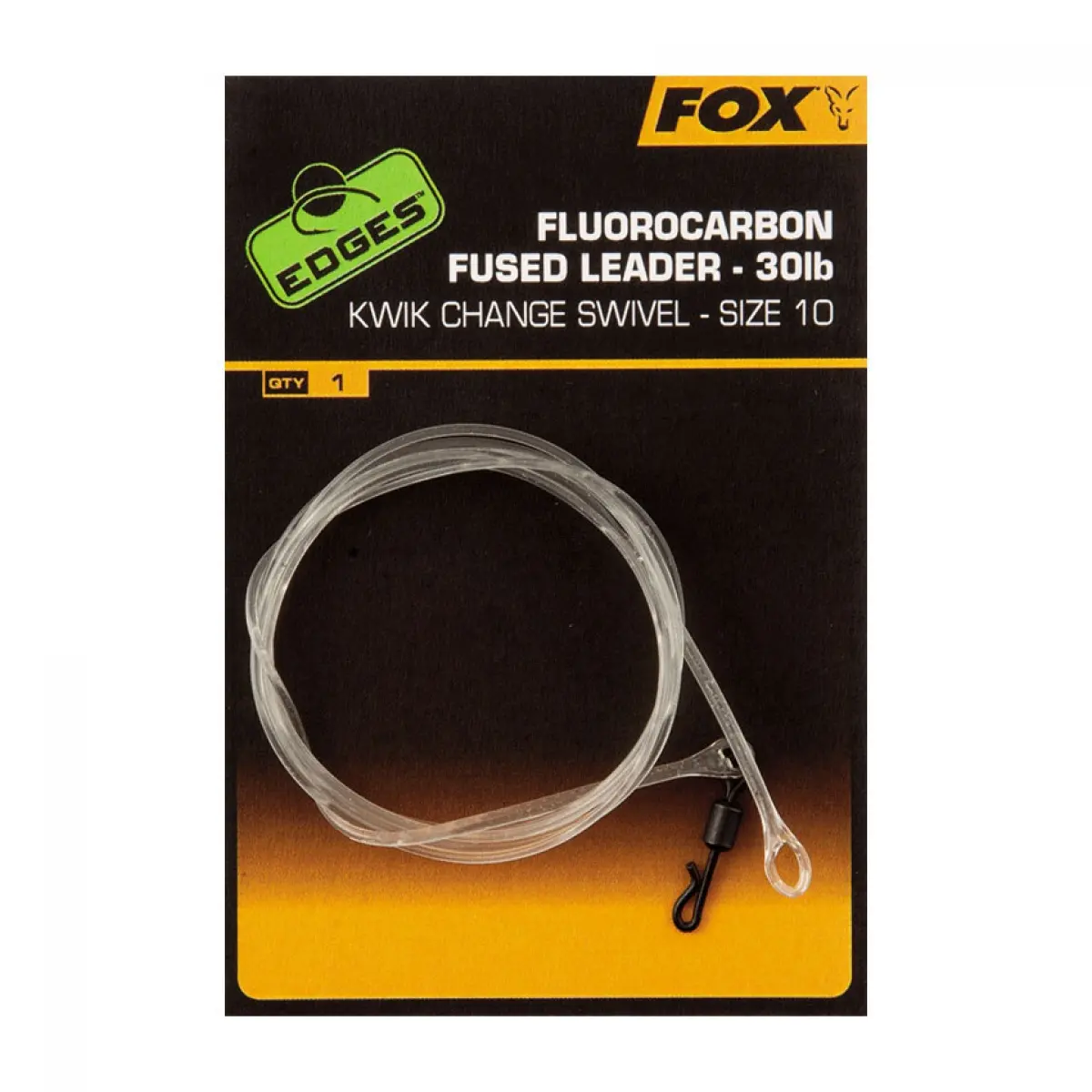 Fox Fluorocarbon Fused Leader  10rozmiar 10 - MPN: CAC695 - EAN: 5055350301579