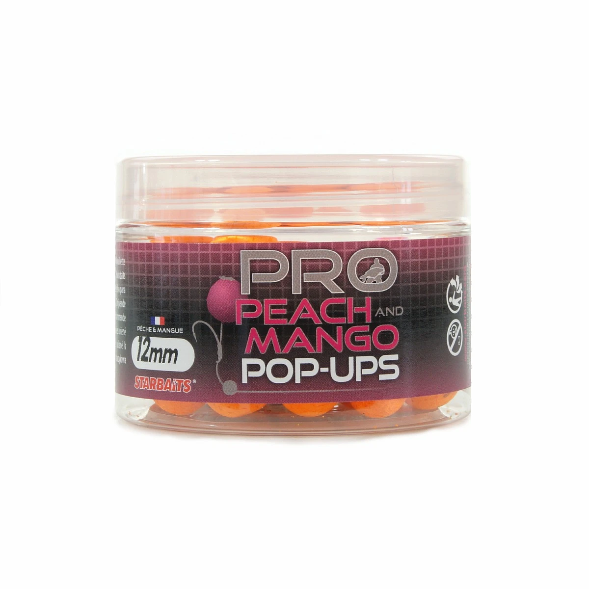 NEW Starbaits Probiotic Peach & Mango Pop-Upsrozmiar 12mm/50g - MPN: 83798 - EAN: 3297830837983