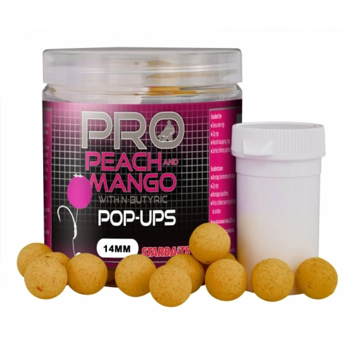NEW Starbaits Probiotic Peach & Mango Pop-Upsrozmiar 14 mm - MPN: 42110 - EAN: 3297830421106
