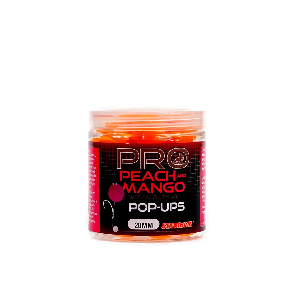 NEW Starbaits Probiotic Peach & Mango Pop-Upsrozmiar 20 mm - MPN: 42111 - EAN: 3297830421113