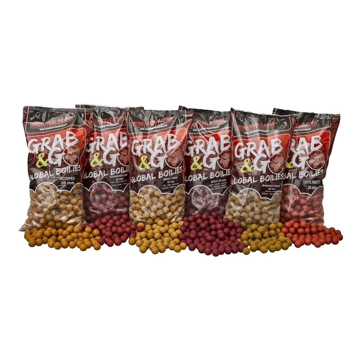 Starbaits Grab&Go Global Boilies - Mega Fishrozmiar 14 mm /2,5kg - MPN: 16824 - EAN: 3297830168247