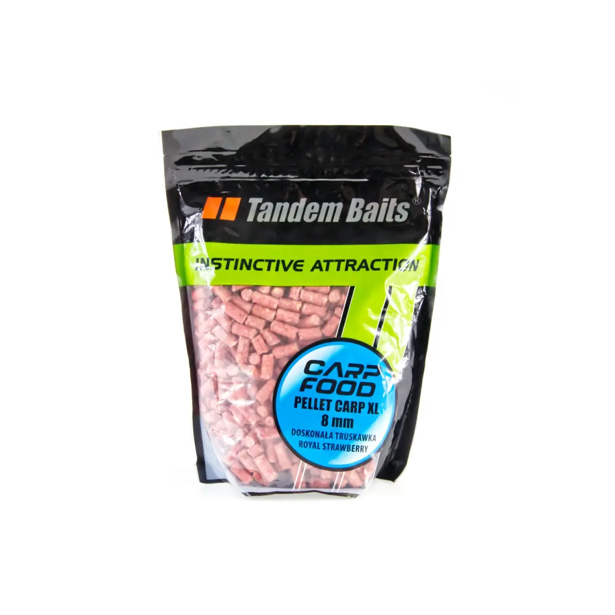 TandemBaits Carp Food Carp XL Pellets  - Doskonała Truskawka  8mm / 1kgrozmiar 8mm / 1kg - MPN: 17014 - EAN: 5907666649664