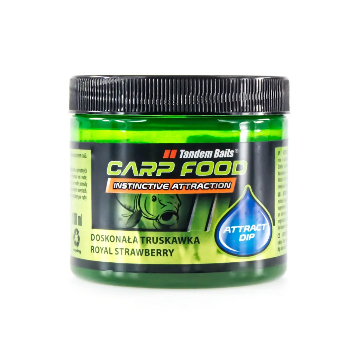 TandemBaits Carp Food Attract Dip  - Doskonała Truskawkaopakowanie 100ml - MPN: 11759 - EAN: 5907666642894