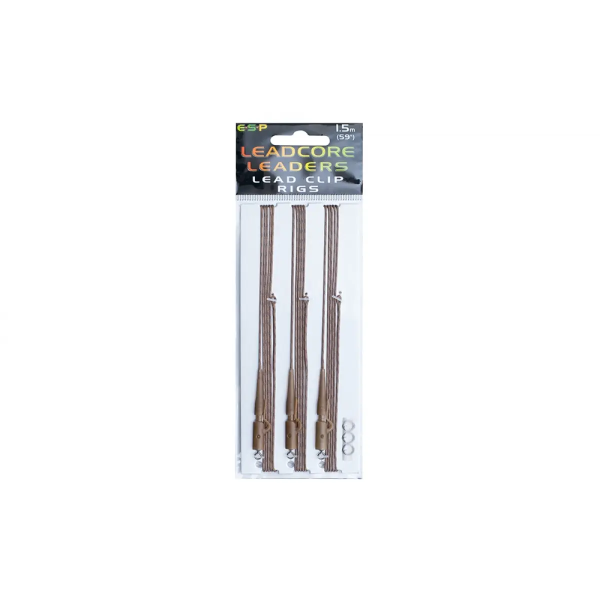 ESP Leadcore Leader Lead Clip 1,5m 3szt. Camo Brown (brązowy)kolor Camo Brown (brązowy) - MPN: ETLLLC015CO - EAN: 5055394205284