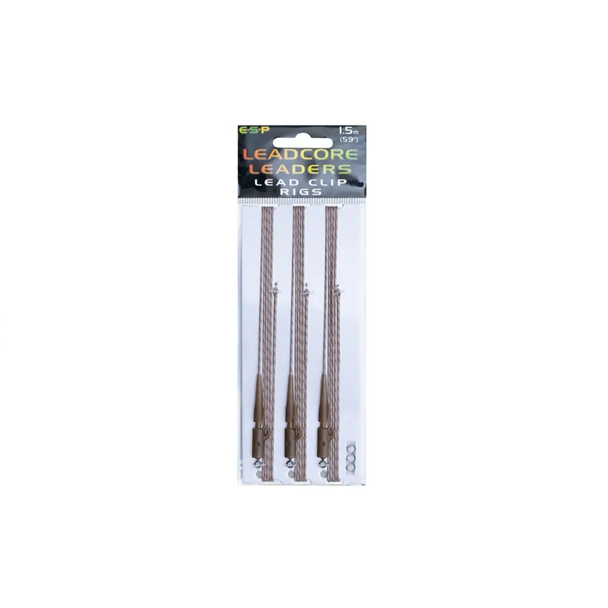 ESP Leadcore Leader Lead Clip 1,5m 3szt. Sandy Gravel (piaskowy)kolor Sandy Gravel (piaskowy) - MPN: ETLLLC015SG - EAN: 5055394205307