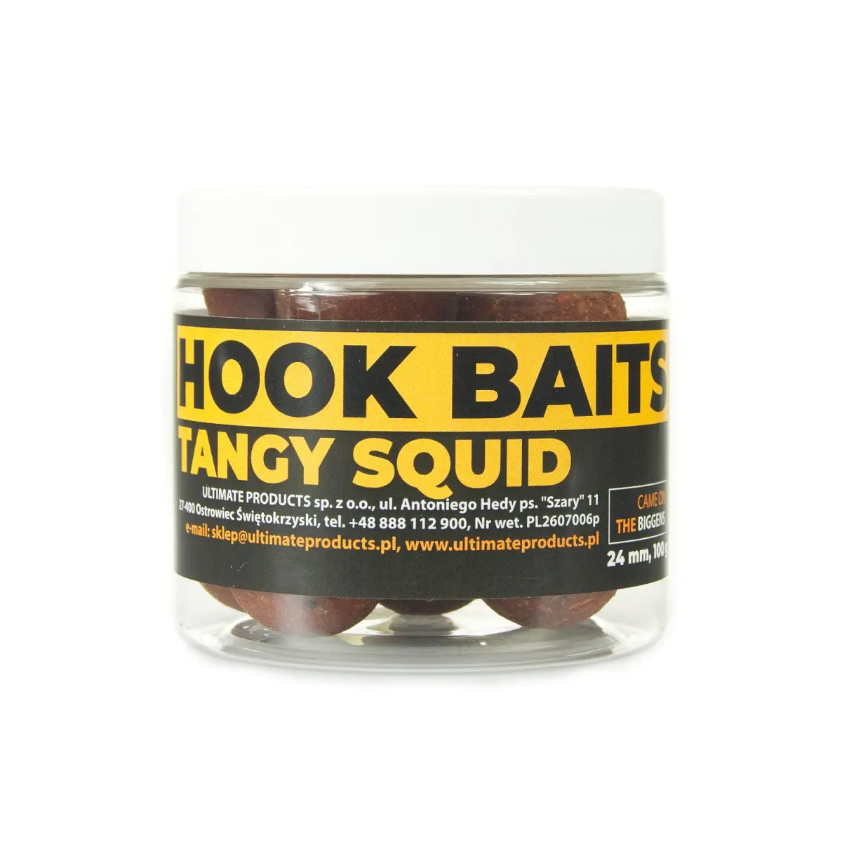 UltimateProducts Hookbaits - Tangy Squidrozmiar 24 mm - EAN: 5903855430204