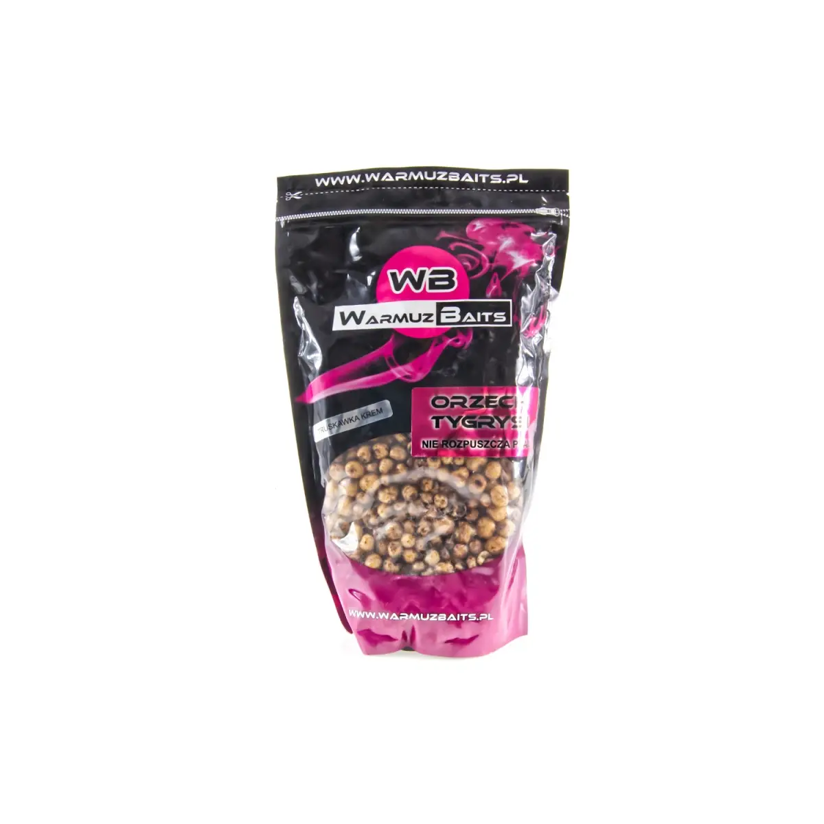 WarmuzBaits  - Orzech Tygrysi Aromatyzowany Truskawka Krem 900 gopakowanie 900 g - MPN: 66849 - EAN: 5902537371606