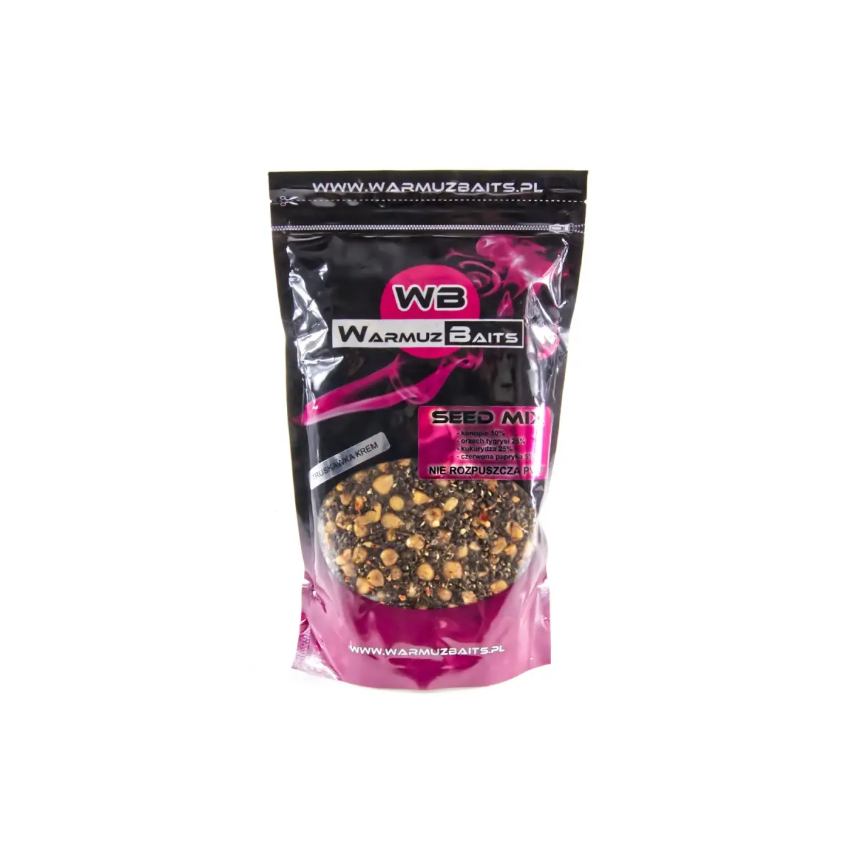 WarmuzBaits Seed Mix  - Truskawka Krem 900 gopakowanie 900 g - MPN: 66870 - EAN: 5902537371804