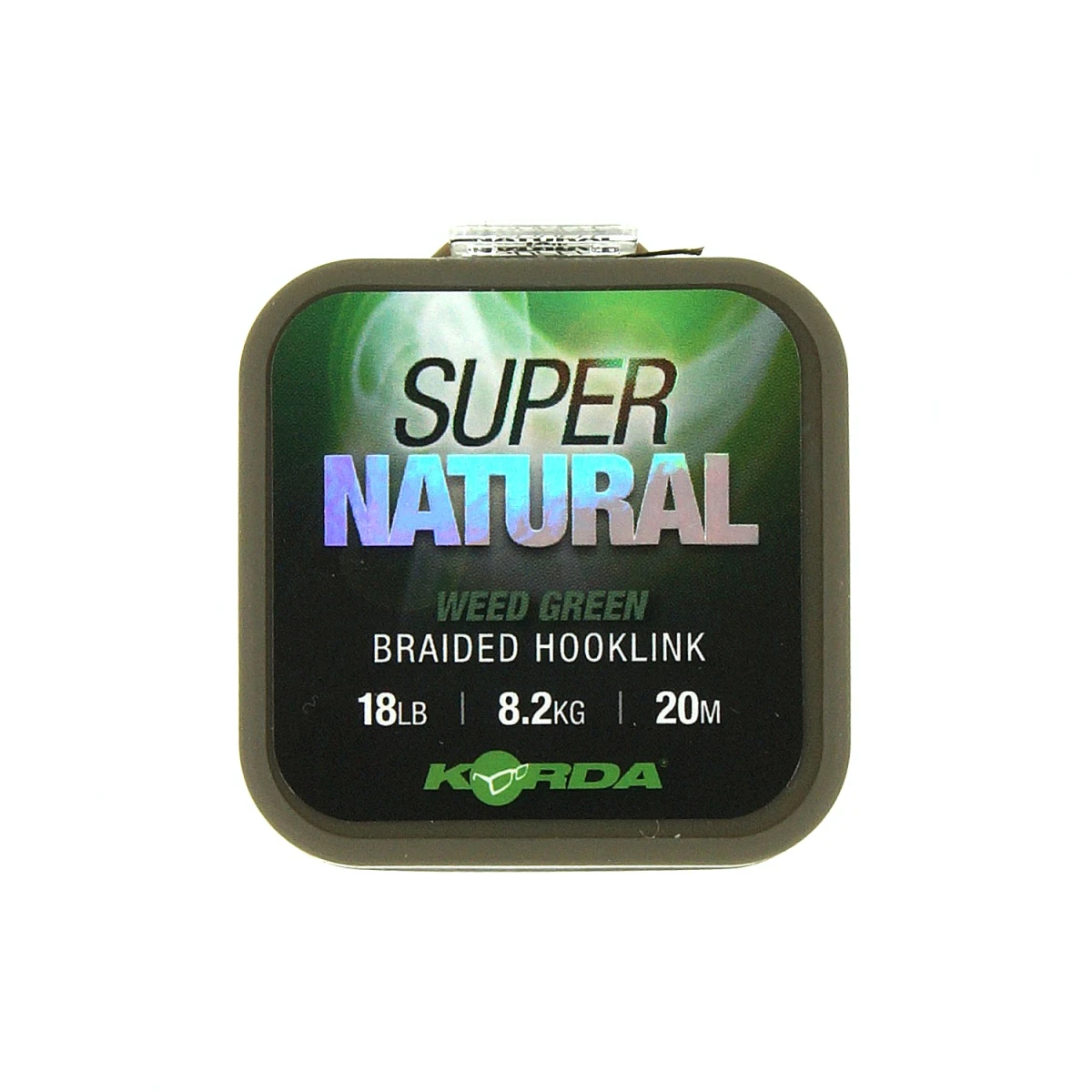 Korda Super Natural Braidkolor 18lb / 8.2kg Weddy Green - MPN: KSNG - EAN: 5060062112405