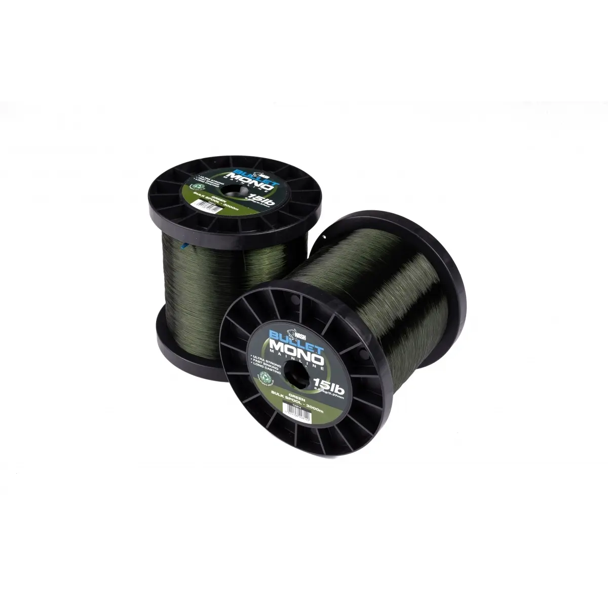 Nash Bullet Monomodel 15lb (0,37mm)/ green / 3000m - MPN: T2814 - EAN: 5055108928140