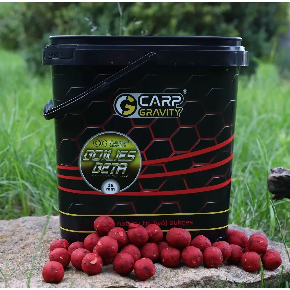 Carp Gravity Beta Natural Boilies - Truskawkarozmiar 18mm / 3kg - MPN: KZB009 - EAN: 200000050818