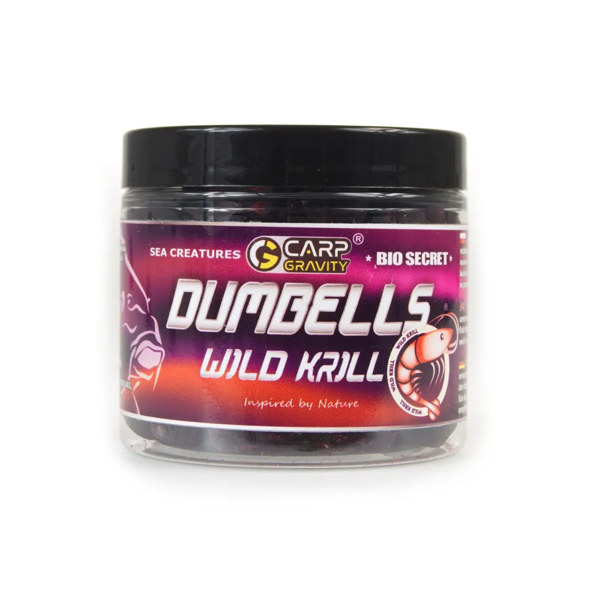 Carp Gravity Dumbells Hookbaits - Wild Krill 14x18mm / 200mlrozmiar 14x18mm / 200ml - MPN: DUM004 - EAN: 200000050498