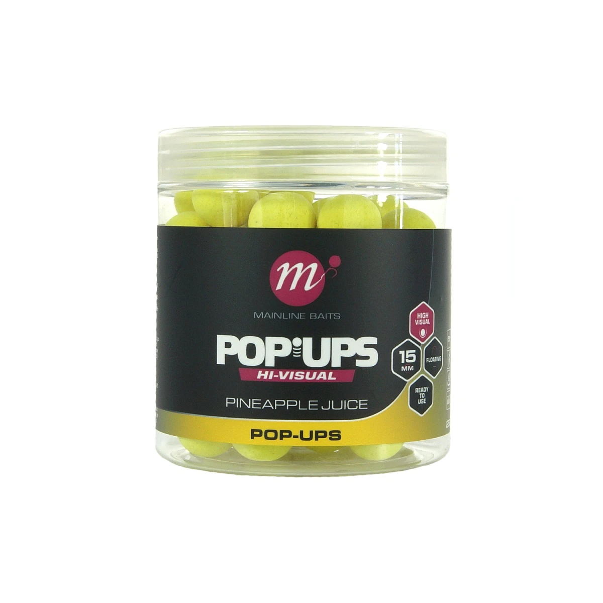 Mainline Hi-Visual Pop-Ups - Pineapple Juiceśrednica 15 mm - MPN: M13001 - EAN: 5060509811083
