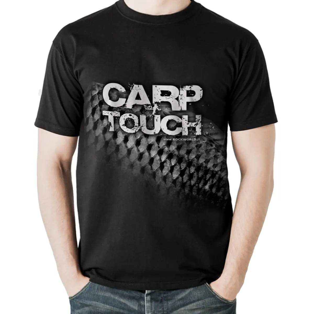Rockworld Carp Touch - koszulka męska czarna Lrozmiar L - EAN: 200000056735