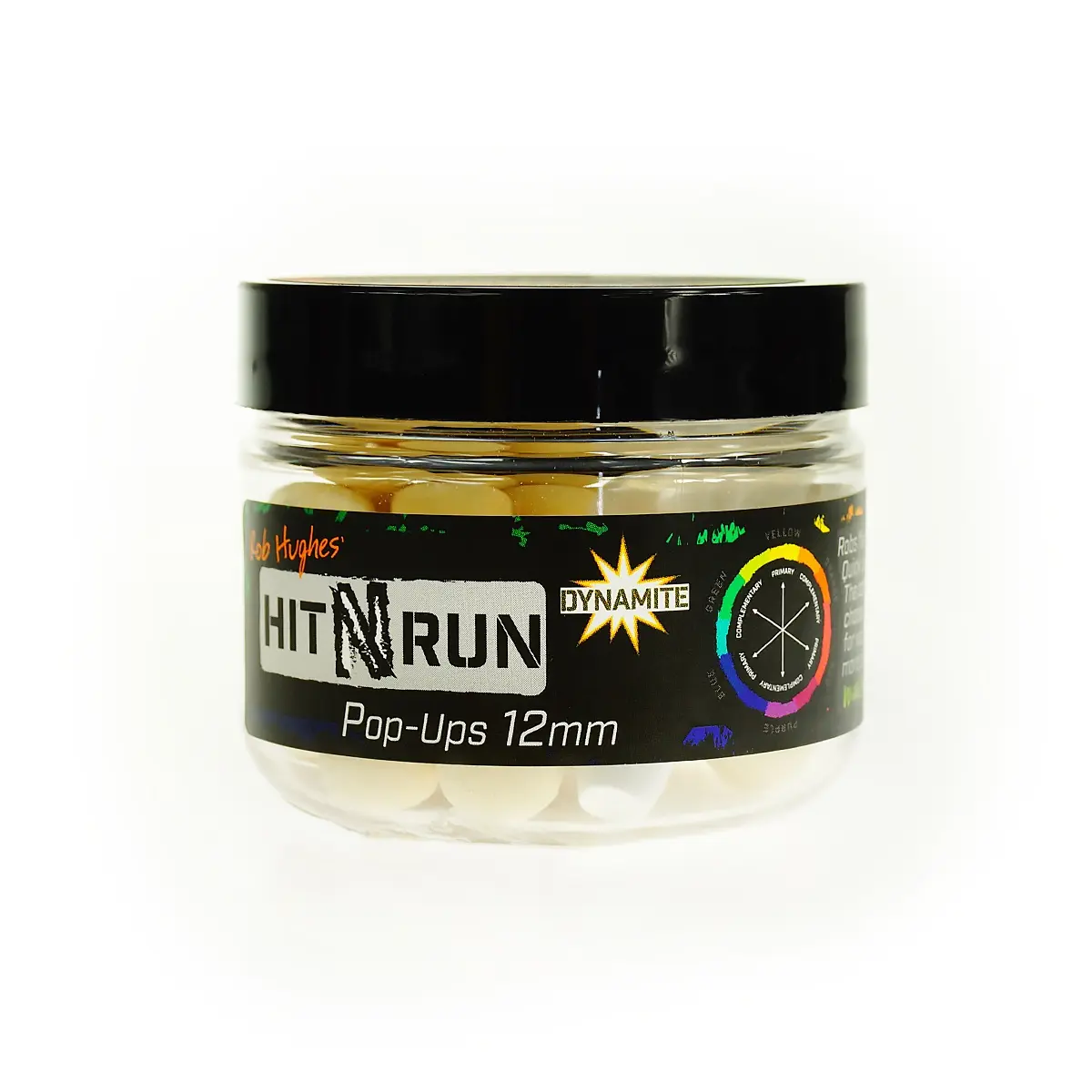 DynamiteBaits Hit N Run Pop-Ups - Whiterozmiar 12 mm - MPN: DY1275 - EAN: 5031745221394