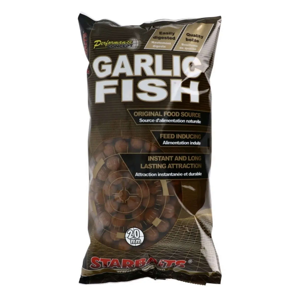 Starbaits Performance Boilies - Garlic Fish rozmiar 20 mm / 2,5kg - MPN: 66459 - EAN: 3297830664596