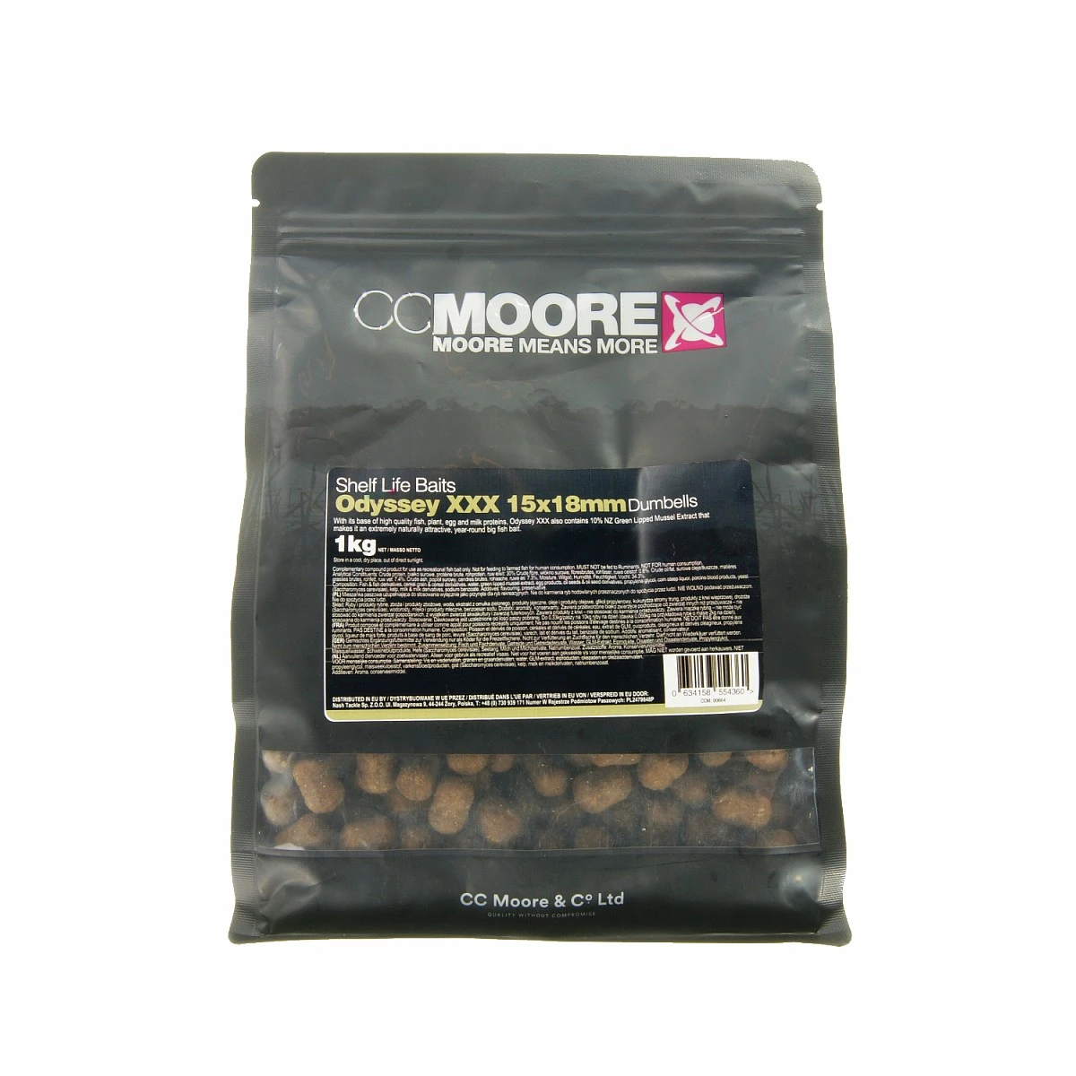 CcMoore ShelfLife Dumbells - Odyssey XXX - 1kgrodzaj 1kg / 15x18mm - MPN: 90664 - EAN: 634158554360