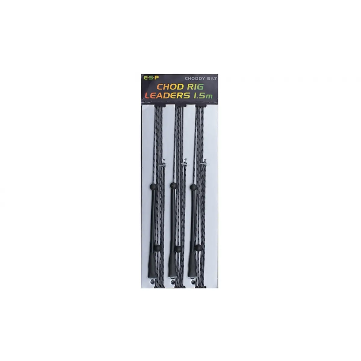 ESP Chod Rig Leaders 1.5m 3szt.  szarykolor szary - MPN: ETLLCR115CS - EAN: 5055394226500