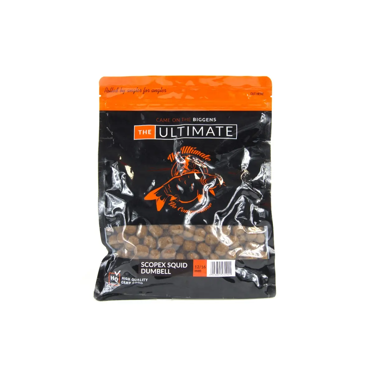 UltimateProducts Top Range Boilies - Scopex Squidrozmiar dumbell 12/16 mm / 1 kg - EAN: 5903855432901