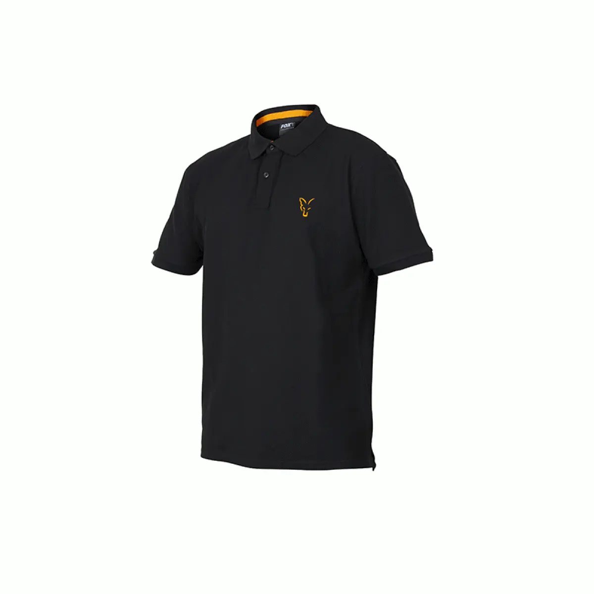 Fox Collection Black Orange Polo Shirt Lrozmiar L - MPN: CCL075 - EAN: 5056212118885