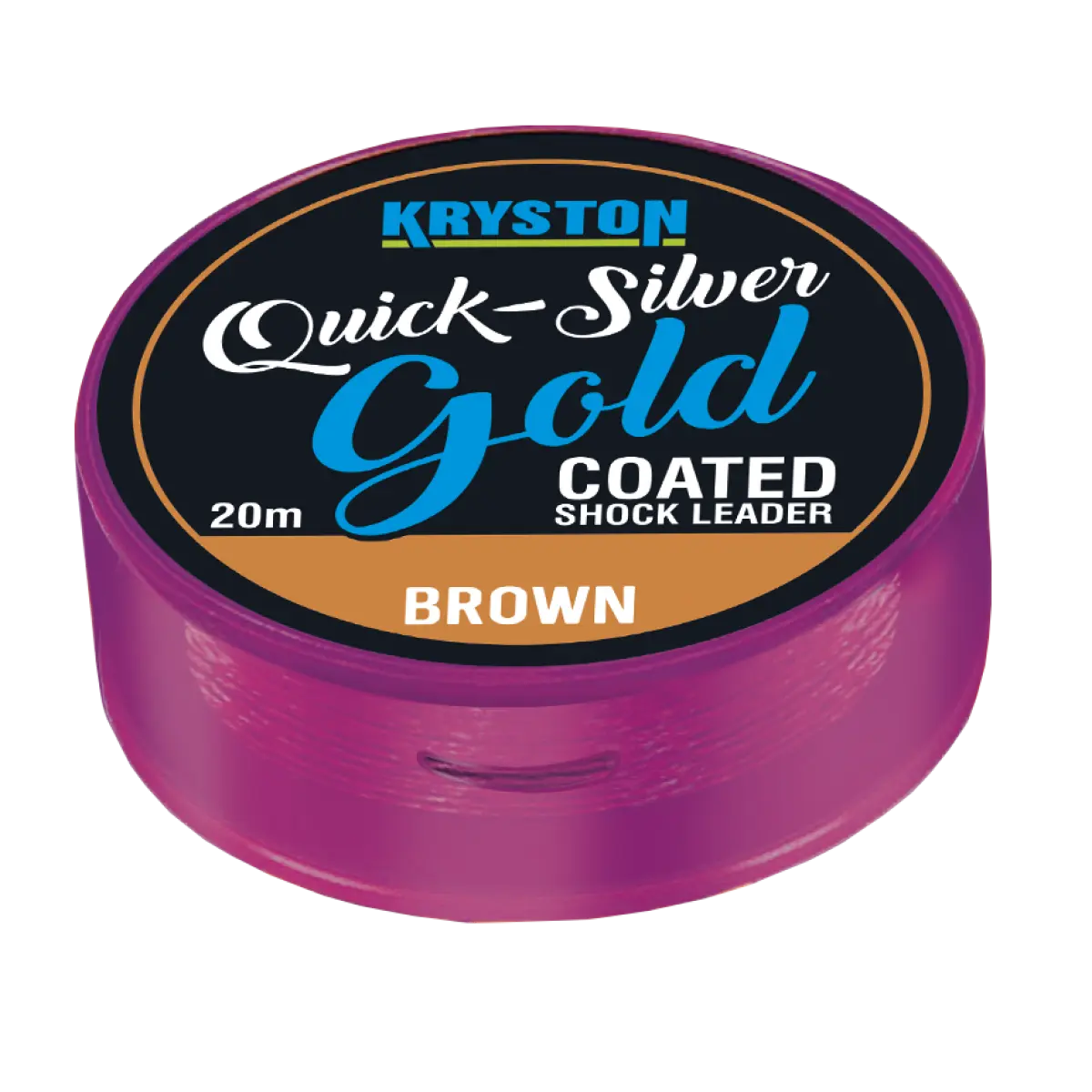 Kryston Qucksilver Gold Coated Shockleader/Hooklinkmodel 25 lb / 10m - MPN: KR-QS7 - EAN: 4048855441421