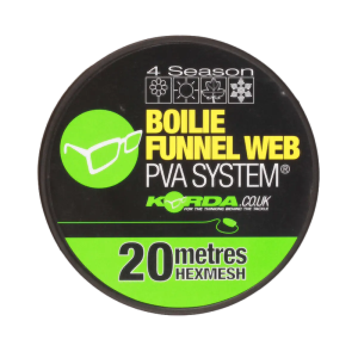 Korda Boilie Funnel Web 4 Seasons 25mm / 20m refillrodzaj 25mm / 20m (Hexmesh) - MPN: KBHR20 - EAN: 5060062112283