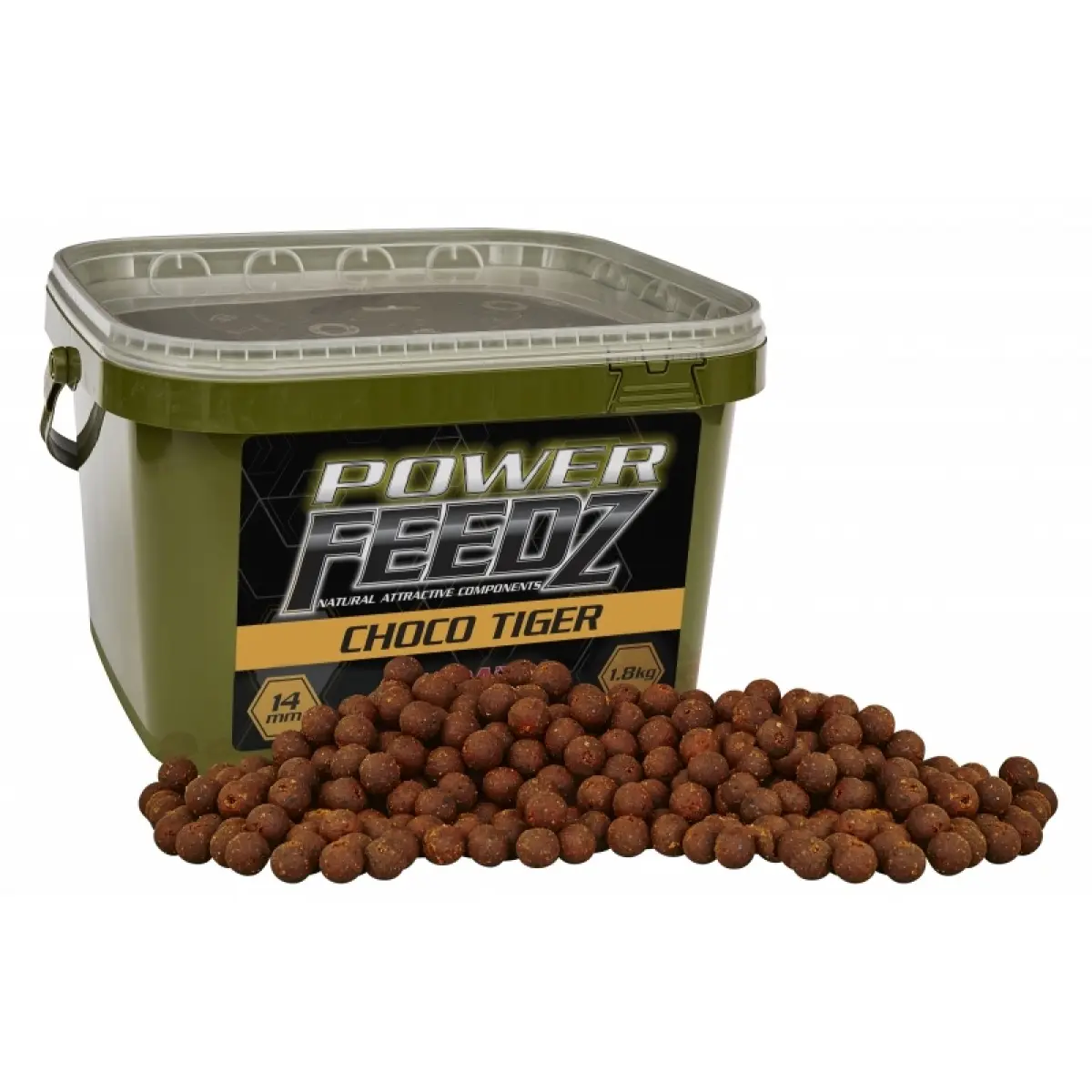Starbaits Power Feedz Boilies - Choco Tigerrozmiar 24 mm - MPN: 63636 - EAN: 3297830636364