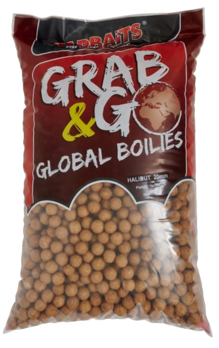 Starbaits Grab&Go Global Boilies - Halibutrozmiar 20 mm / 10kg - MPN: 64755 - EAN: 3297830647551
