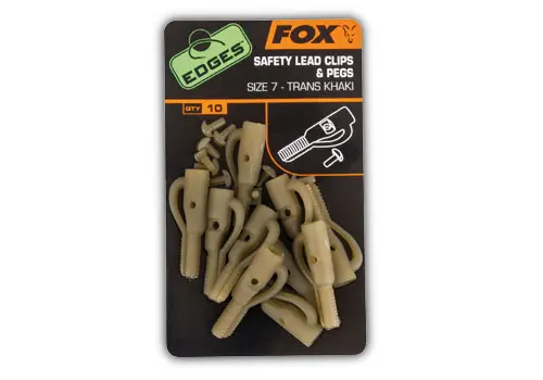 Fox Edges Lead Clips + Pegs 10 sztukopakowanie 10 sztuk - MPN: CAC477 - EAN: 5055350240984