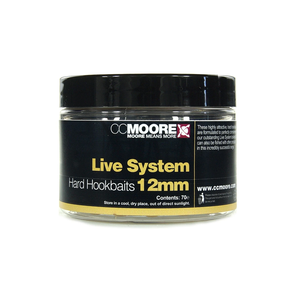 CcMoore Hard Hookbaits - Live Systemrozmiar 12mm - MPN: 98087 - EAN: 634158550614