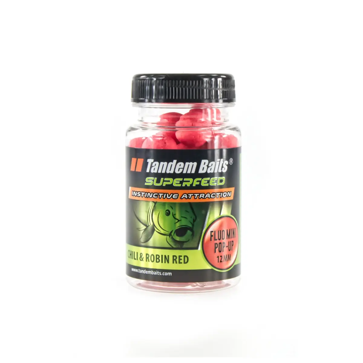 TandemBaits SuperFeed Fluo Pop-Up - Chili & Robin Redrozmiar 12mm / 30 g - MPN: 25100 - EAN: 5907666688083