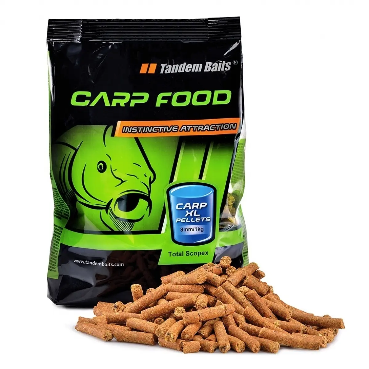 TandemBaits Carp Food Carp XL Pellets  - Orzech Tygrysirozmiar 8mm / 10kg - MPN: 17396 - EAN: 5907666688779