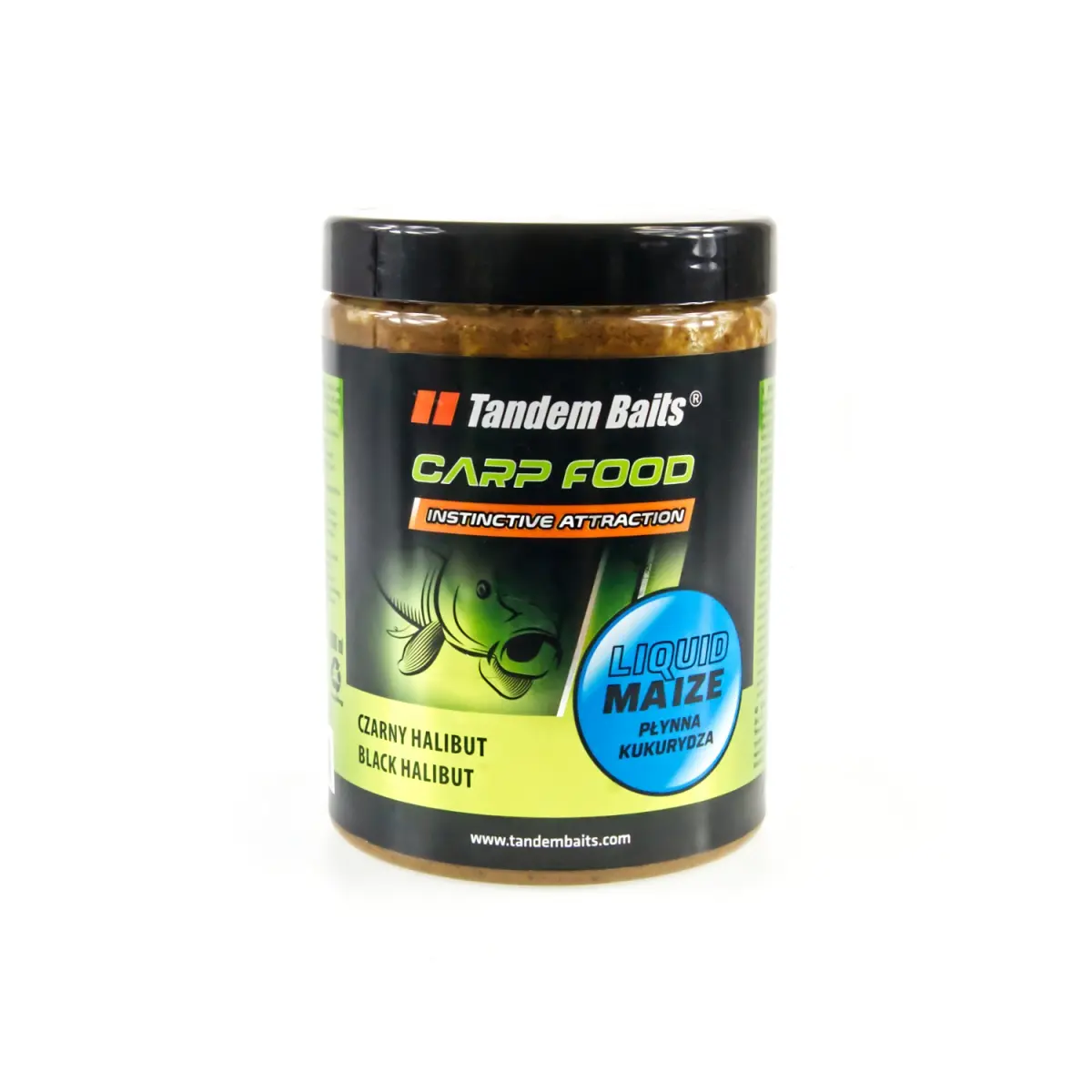 TandemBaits Carp Food Liquid Maiz  - Czarny Halibut 1000mlopakowanie 1000ml - MPN: 26247 - EAN: 5907666686751