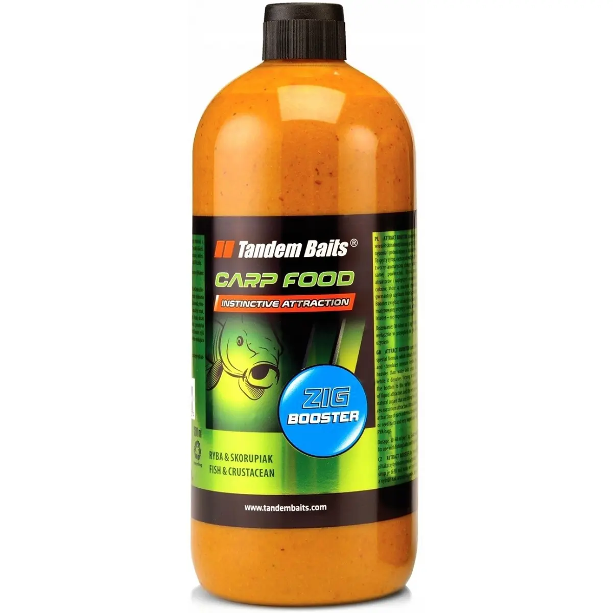 TandemBaits Carp Food Zig Booster  - Ananasowy Sok 1000mlopakowanie 1000ml - MPN: 26275 - EAN: 5907666686881