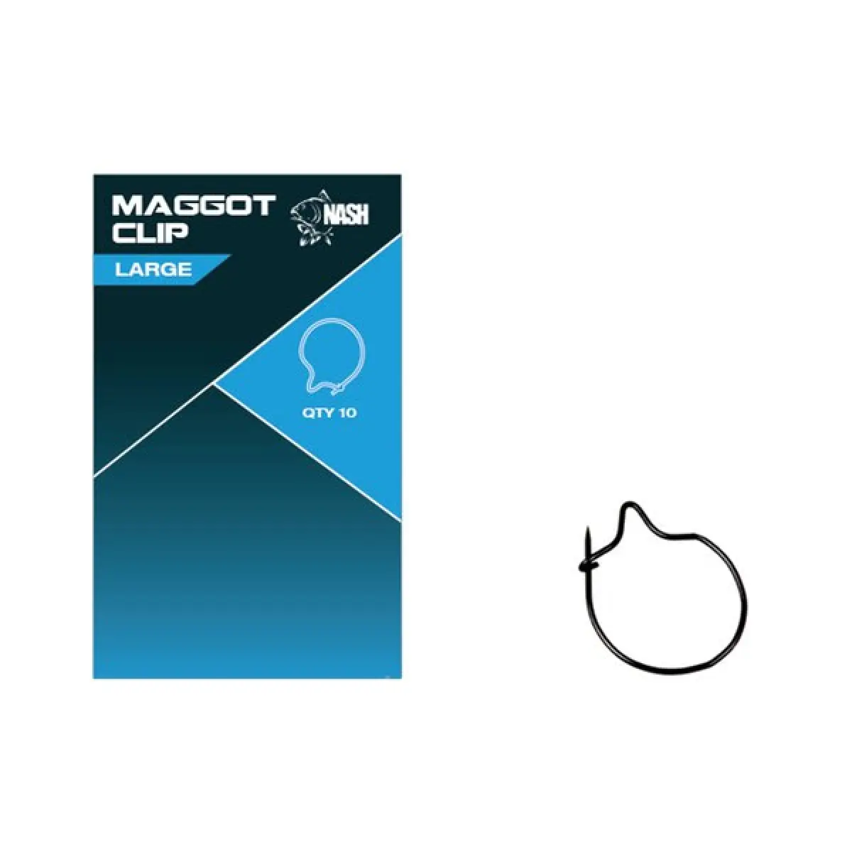 Nash Maggot Clips large / dużyrozmiar large / duży - MPN: T8531 - EAN: 5055108985310