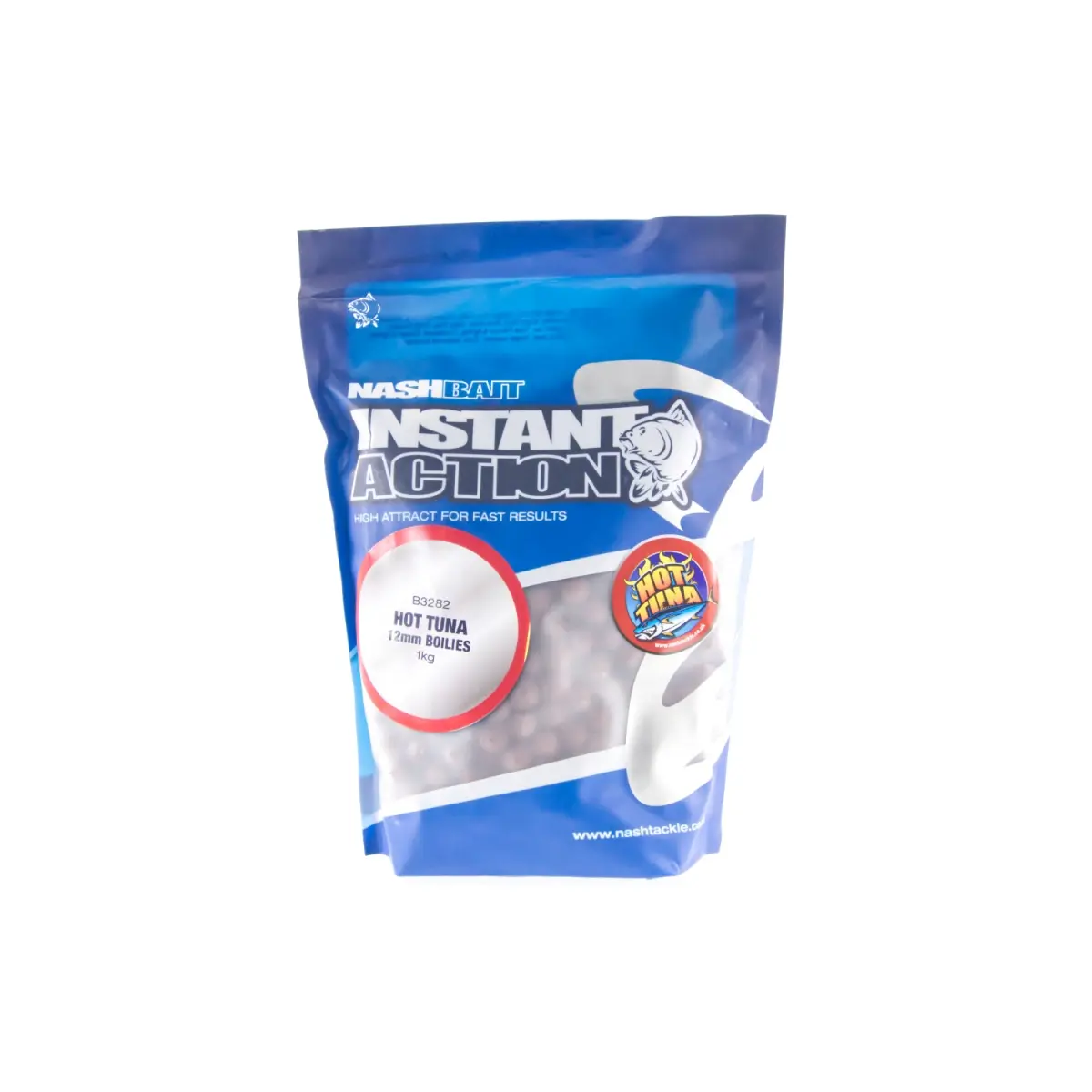 NEW Nash Instant Action Boilies Hot Tuna 1 kgrozmiar 12 mm / 1kg - MPN: B3282 - EAN: 5055108832829
