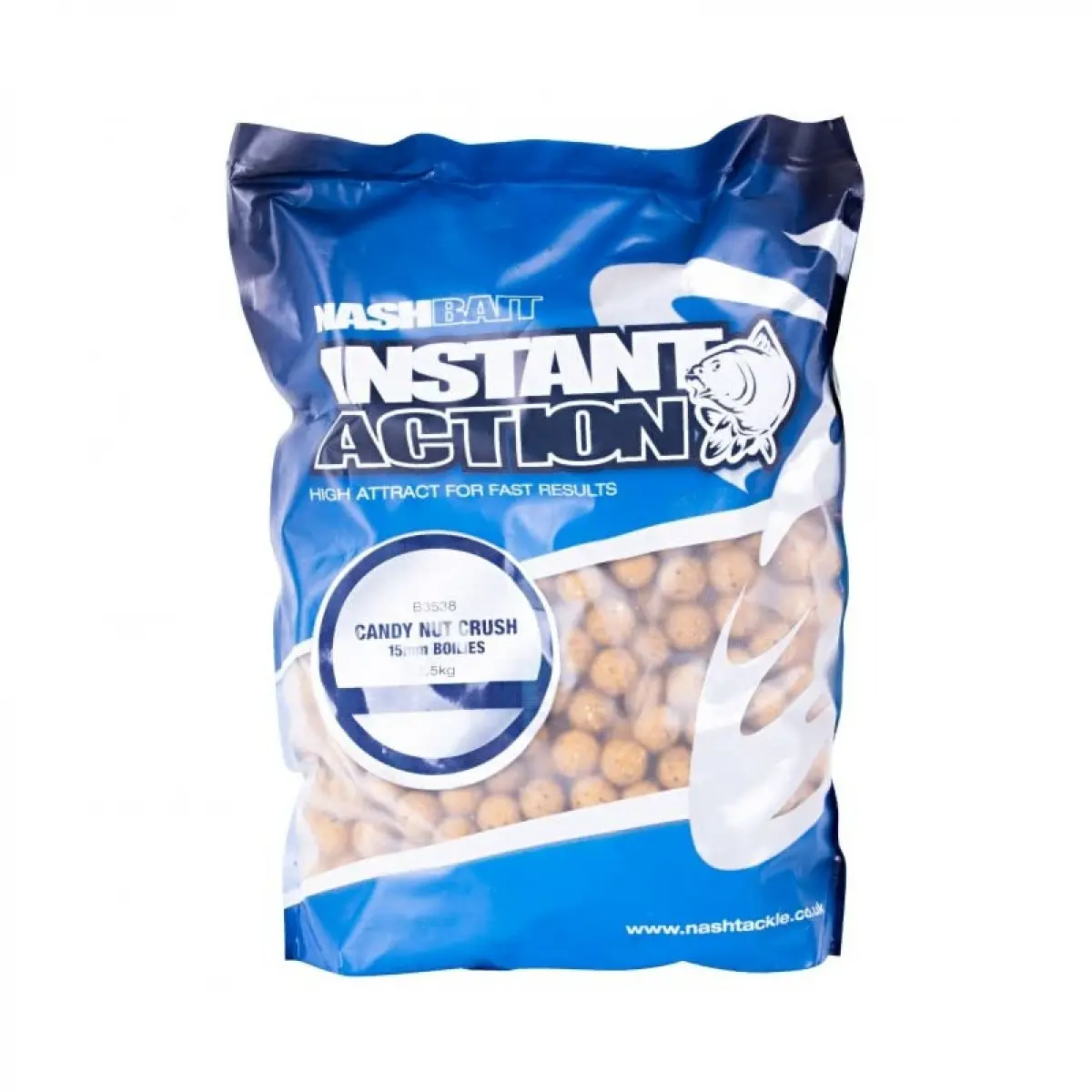 NEW Nash Instant Action Boilies Candy Nut Crush 5 kgrozmiar 18 mm / 5kg - MPN: B3342 - EAN: 5055108833420