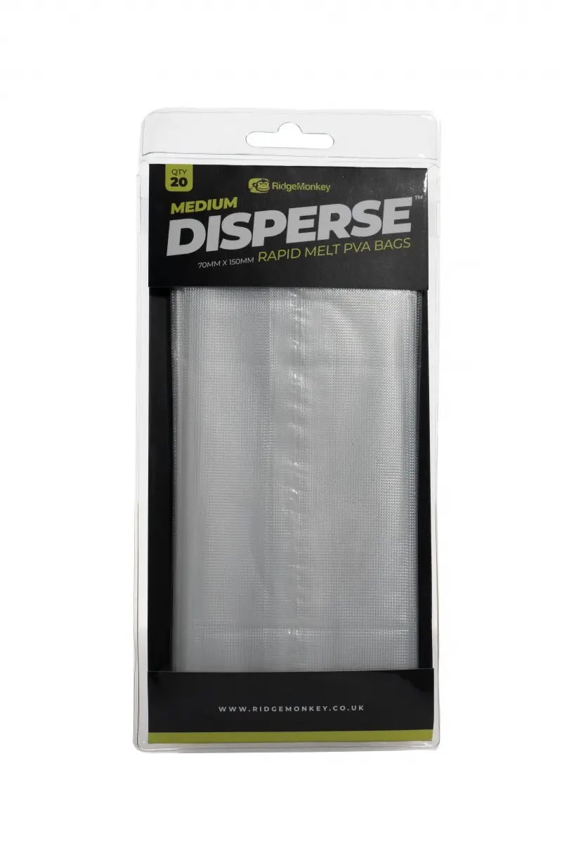 RidgeMonkey Disperse PVA Bagsrozmiar Medium 70mm x 150mm - MPN: RMT181 - EAN: 5056210600245