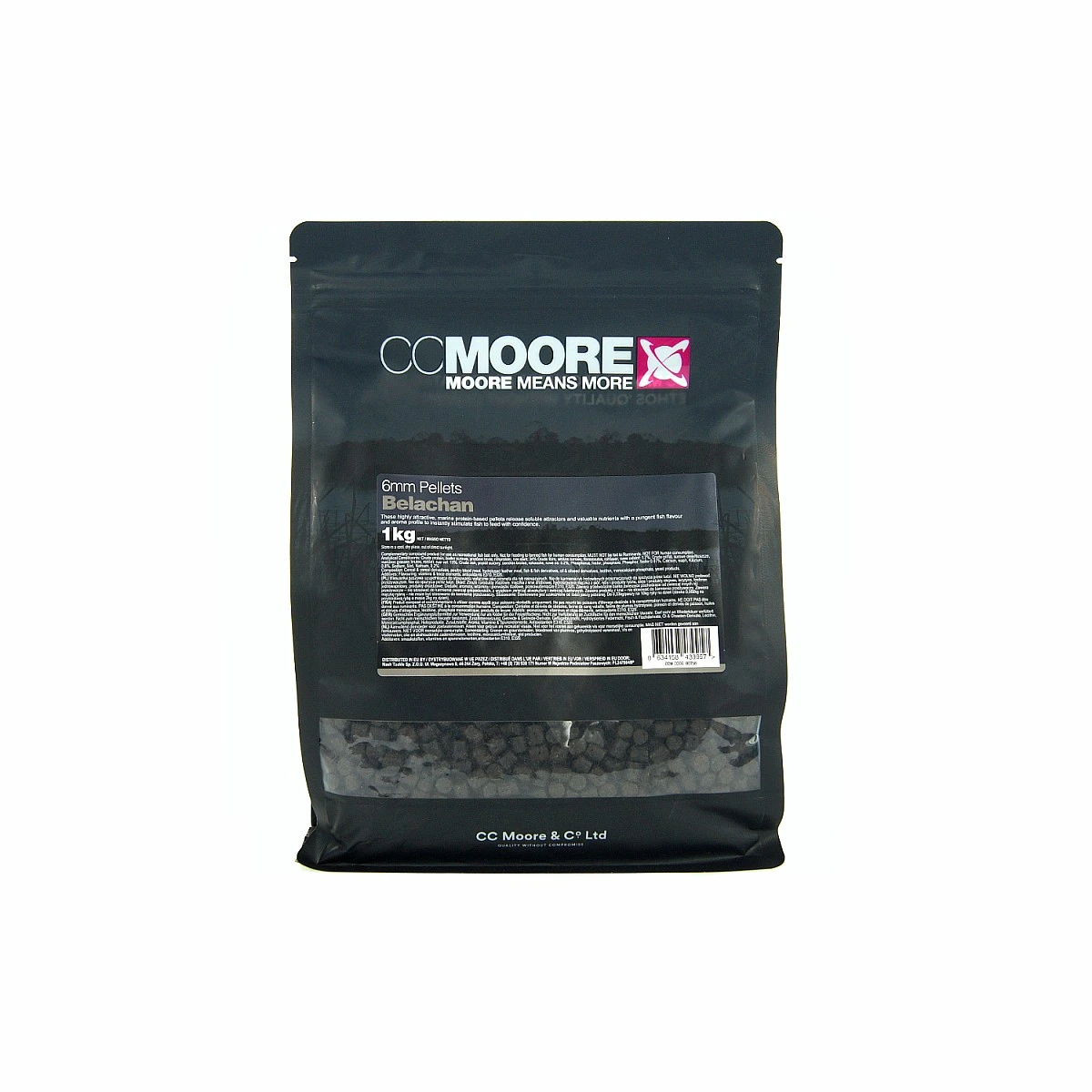 CcMoore Pellets - Belachanopakowanie 6 mm / 1 kg - MPN: 91248 - EAN: 634158439957