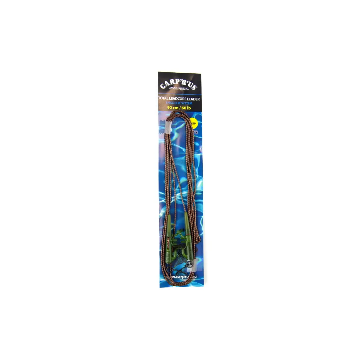 Carprus Total Leadcore Leader Snag clip - 92cm 60lbwersja weed (rośliny) - MPN: CRU800802 - EAN: 8592400867526