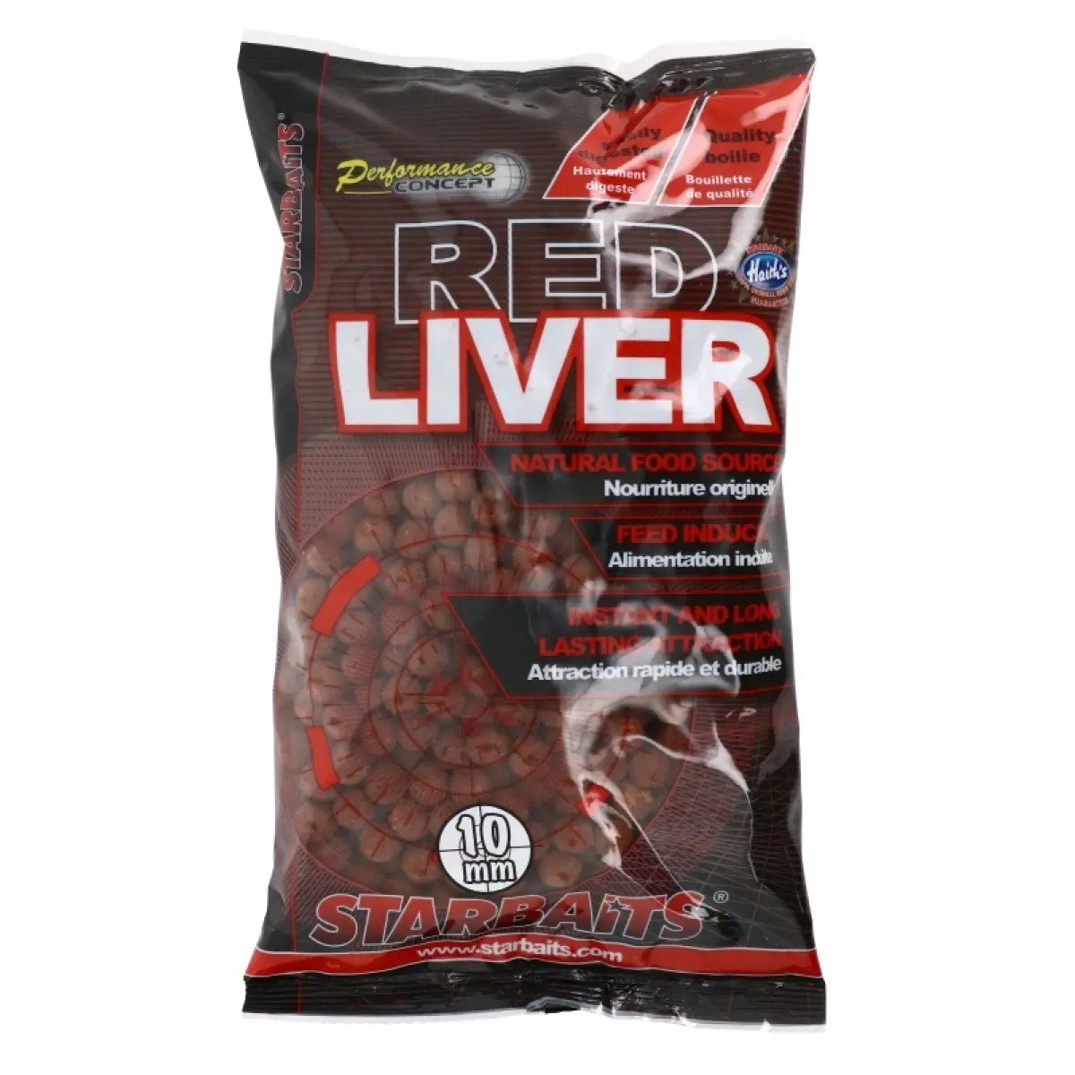 Starbaits Performance Boilies - Red Liverrozmiar 10 mm / 1kg - MPN: 79253 - EAN: 3297830792534