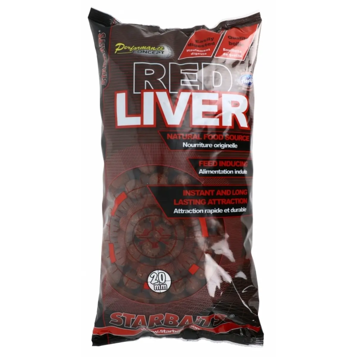 Starbaits Performance Boilies - Red Liverrozmiar 20 mm / 2,5kg - MPN: 79257 - EAN: 3297830792572