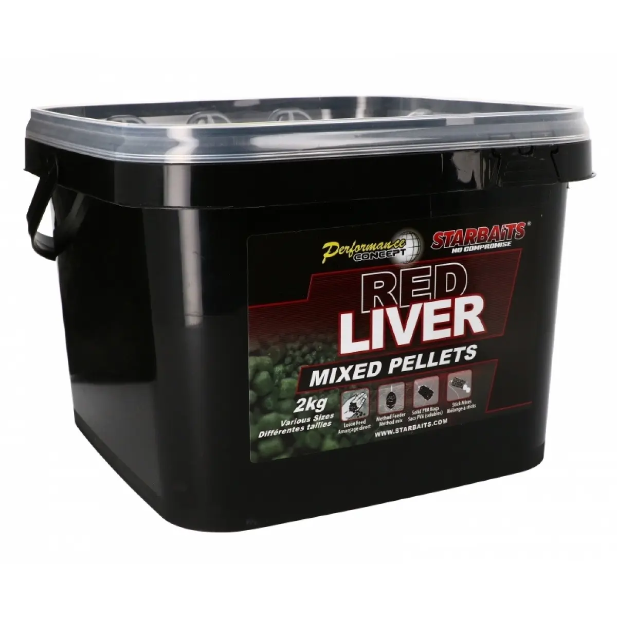 Starbaits Performance Pellets -  Red Liver 2kgopakowanie 2kg - MPN: 33861 - EAN: 3297830338619