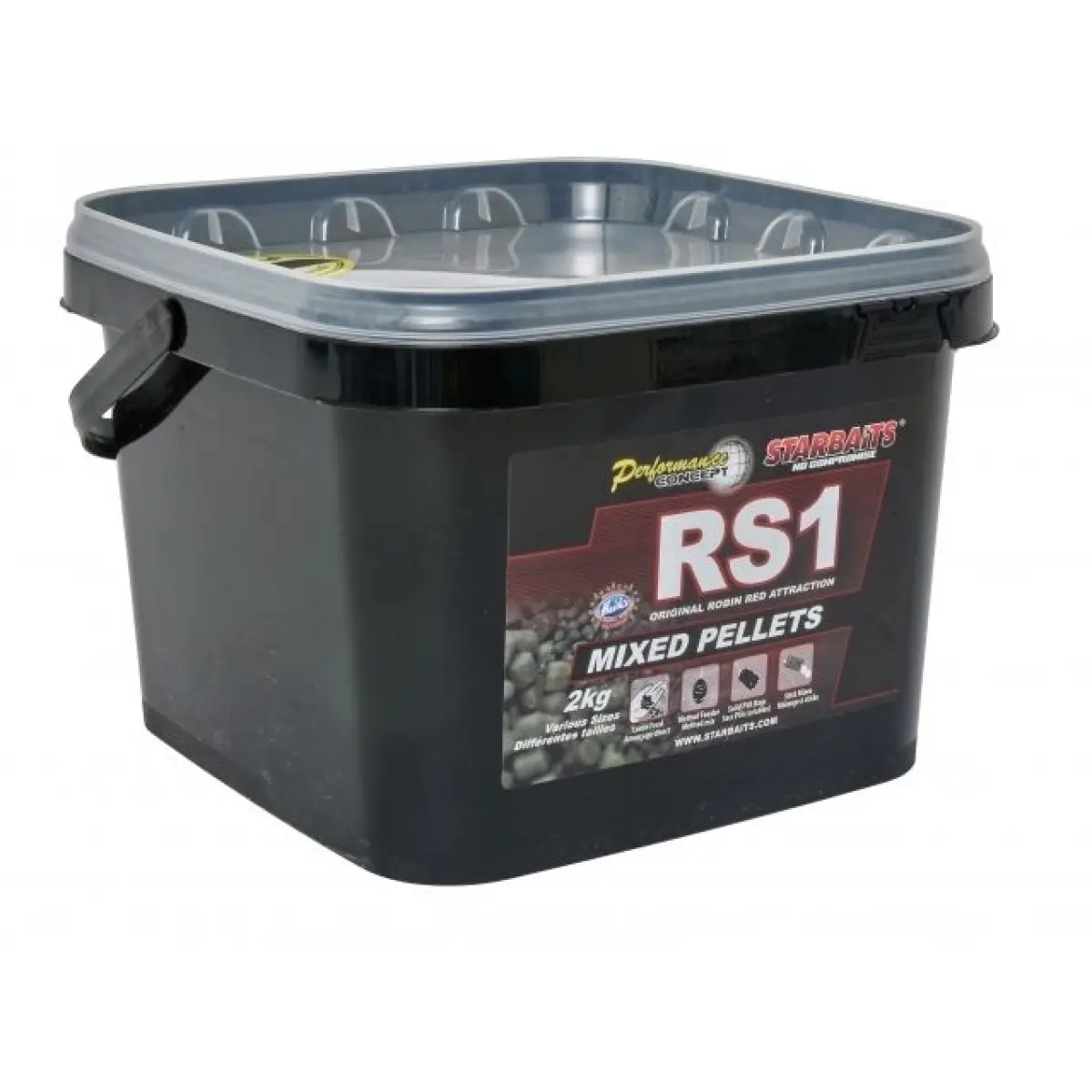 Starbaits Performance Pellets - RS1 opakowanie 2kg - MPN: 34131 - EAN: 3297830341312