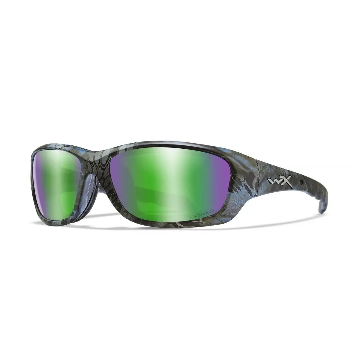 WileyX GRAVITY Captivate Pol Green Mirror Amber KRYPTEK Neptune Frame Captivate Polarized Green Mirror Amberkolor Captivate Polarized Green Mirror Amber - MPN: CCGRA12 - EAN: 712316004039